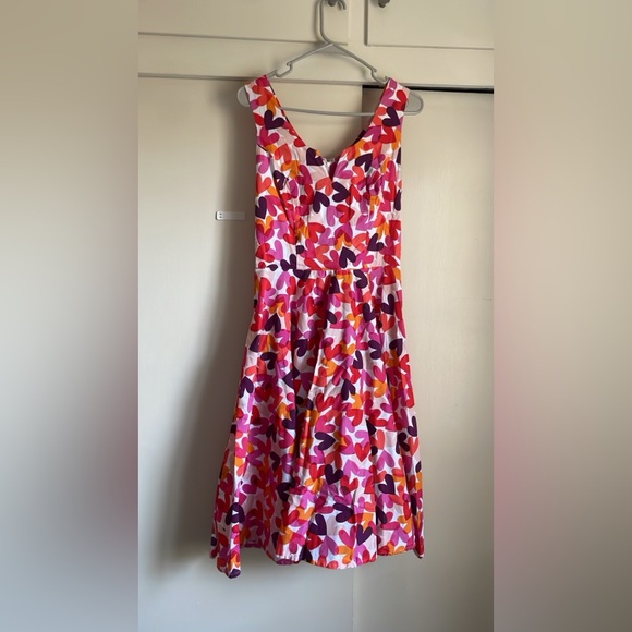 Timeless London Purple Orange Pink Hot Pink Magenta Hearts sleeveless Dress 6 S - Picture 4 of 16